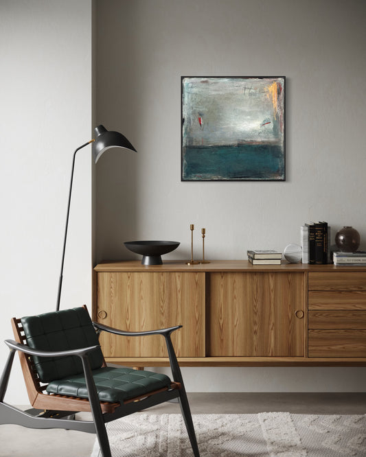 Silence of Horizon 24x24 Inches Acrylic Painting on Canvas