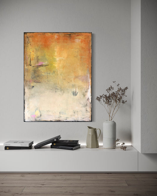 Echo of Light 30x40 inches Acrylic Painting on Canvas