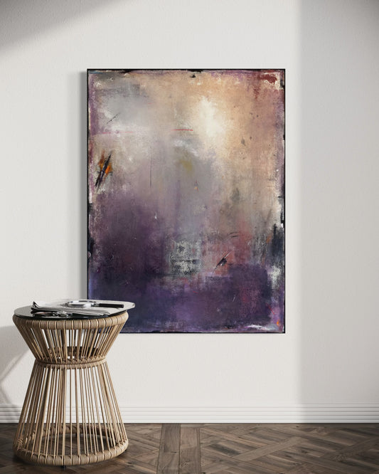 Trace of Time 30x40 inches Acrylic Painting on Canvas