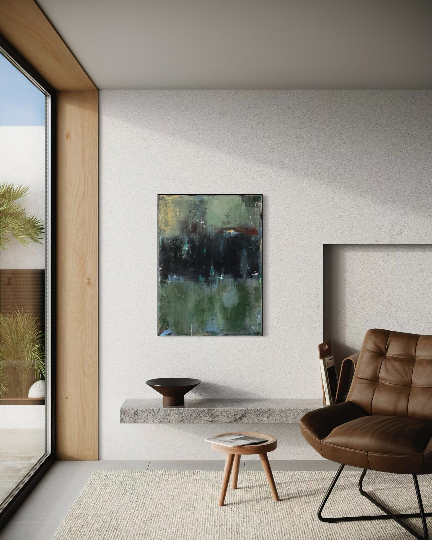 Forest Whisper 30x40 inches Acrylic Painting on Canvas Painting