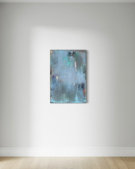 Memory in Blue 24x36 inches Acrylic Painting on Canvas