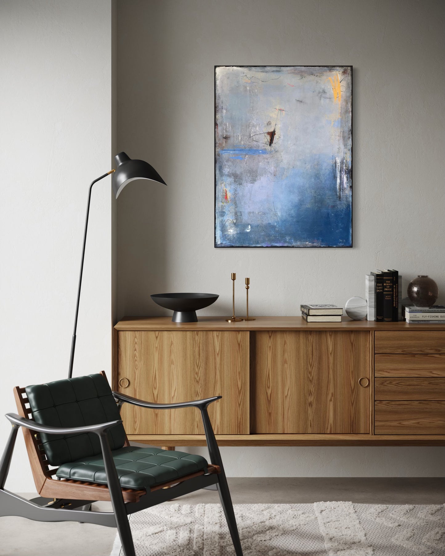 Beneath the Surface 30x40 inches Acrylic Painting on Canvas