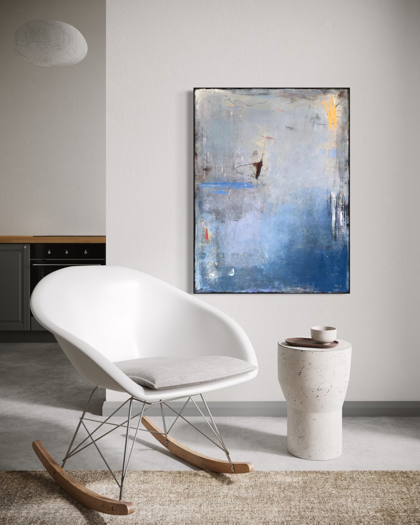 Beneath the Surface 30x40 inches Acrylic Painting on Canvas