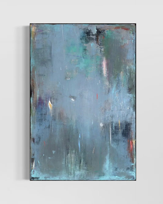 Memory in Blue 24x36 inches Acrylic Painting on Canvas